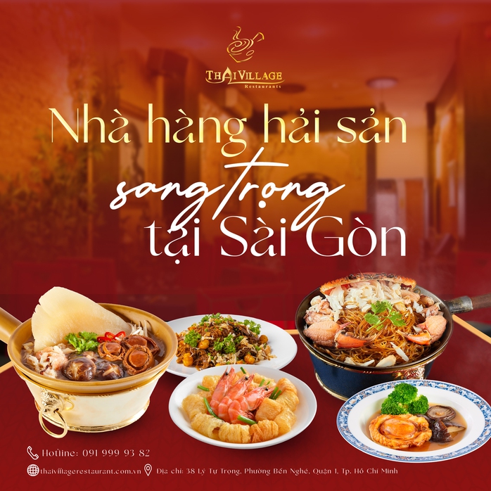 Thai Village - Nhà hàng hải sản sang trọng tại TP HCM- Ảnh 2. Thai Village - Nhà hàng hải sản sang trọng tại TP HCM- Ảnh 2.