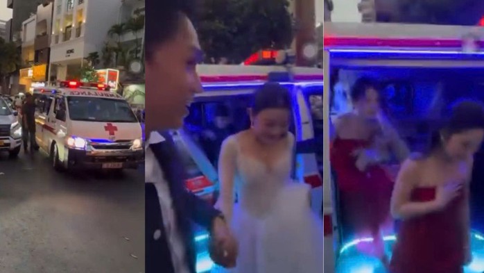 Phẫn nộ ê-kíp dùng xe cứu thương “diễn trò” ra mắt phim giữa phố- Ảnh 1. Phẫn nộ ê-kíp dùng xe cứu thương “diễn trò” ra mắt phim giữa phố- Ảnh 1.