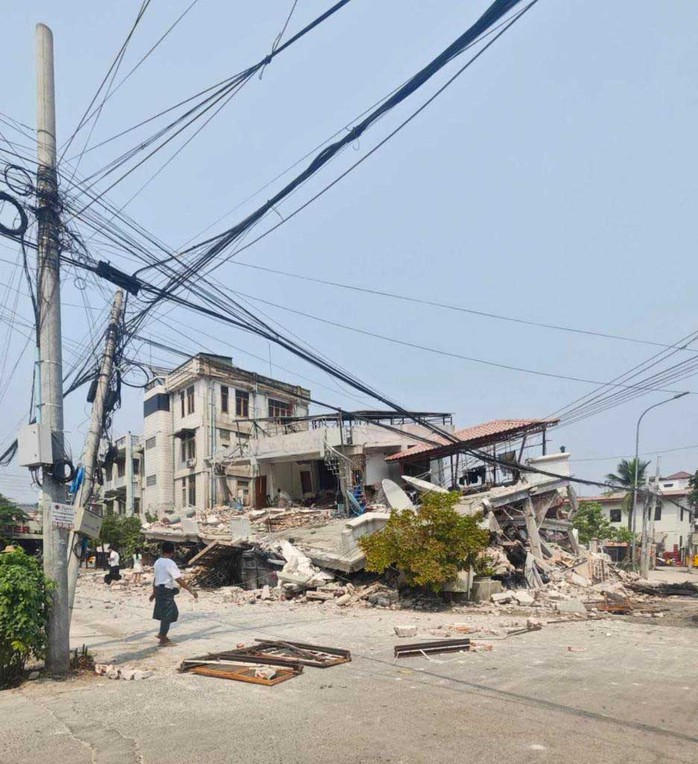 Thảm họa động đất tại Myanmar, rung lắc lan đến TP HCM- Ảnh 1. Thảm họa động đất tại Myanmar, rung lắc lan đến TP HCM- Ảnh 1.