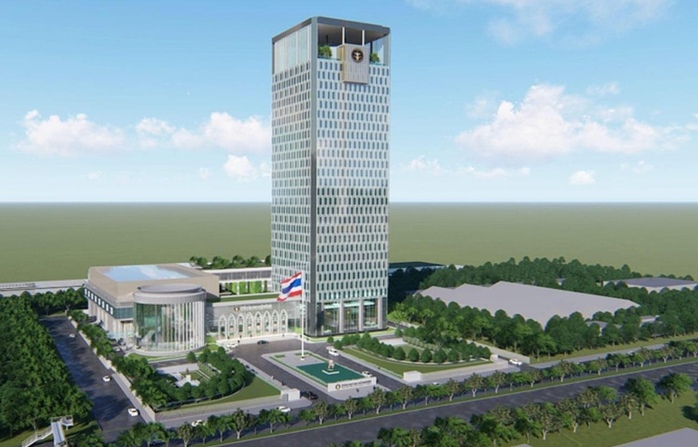 Phối cảnh tòa nhà sẽ trở thành trụ sở Văn phòng Kiểm toán Nhà nước Thái Lan. Ảnh: Bangkok Post Phối cảnh tòa nhà sẽ trở thành trụ sở Văn phòng Kiểm toán Nhà nước Thái Lan. Ảnh: Bangkok Post