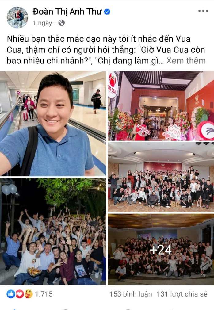 CEO Vua Cua bất ngờ ngừng kinh doanh tại Việt Nam để sang Mỹ định cư- Ảnh 2. CEO Vua Cua bất ngờ ngừng kinh doanh tại Việt Nam để sang Mỹ định cư- Ảnh 2.