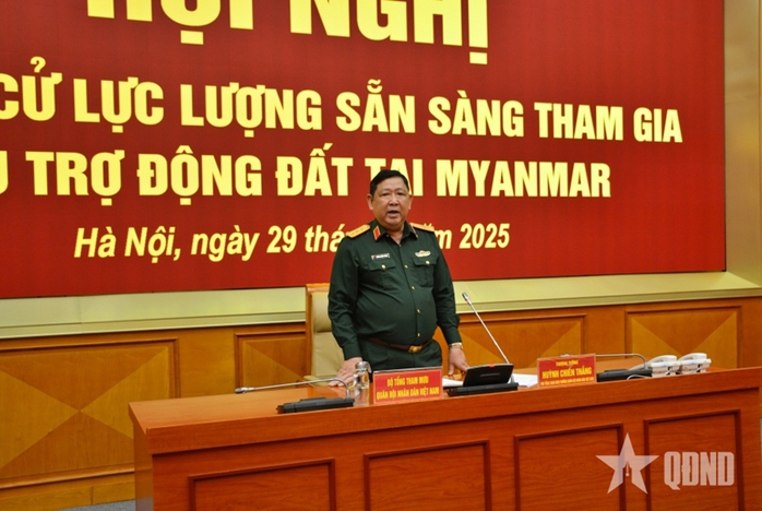 Bộ Quốc phòng tổ chức lực lượng, phương tiện sang hỗ trợ Myanmar khắc phục hậu quả động đất- Ảnh 1. Bộ Quốc phòng tổ chức lực lượng, phương tiện sang hỗ trợ Myanmar khắc phục hậu quả động đất- Ảnh 1.