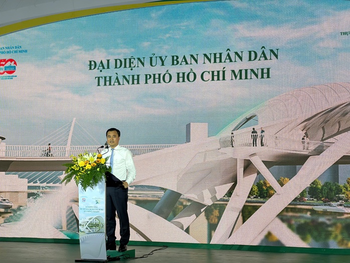 Khởi công biểu tượng mới TP HCM: Cầu đi bộ vượt sông Sài Gòn- Ảnh 8. Khởi công biểu tượng mới TP HCM: Cầu đi bộ vượt sông Sài Gòn- Ảnh 8.