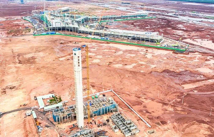 Cận cảnh thi công tháp không lưu sân bay cao nhất Việt Nam với hơn 123 m- Ảnh 6. Cận cảnh thi công tháp không lưu sân bay cao nhất Việt Nam với hơn 123 m- Ảnh 6.
