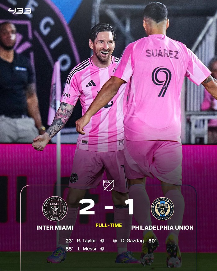 Messi và Inter Miami duy trì mạch 5 trận bất bại- Ảnh 1. Messi và Inter Miami duy trì mạch 5 trận bất bại- Ảnh 1.