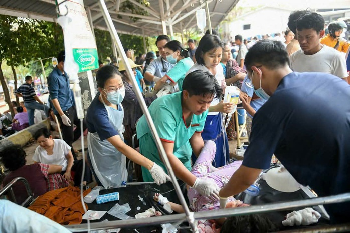 Cơ sở y tế ở Myanmar đang quá tải. Ảnh: Faceboook Cơ sở y tế ở Myanmar đang quá tải. Ảnh: Faceboook