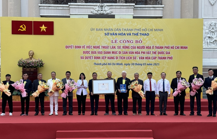 Công nhận Nghệ thuật biểu diễn Lân Sư Rồng thành di sản văn hóa phi vật thể- Ảnh 6.