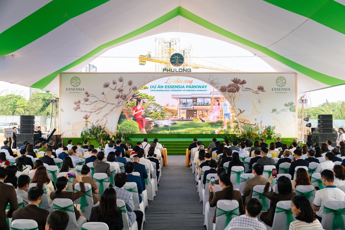 Essensia Parkway khởi công xây dựng dự án, thu hút sự quan tâm của đông đảo khách hàng. Ảnh: Hoàng Nam Essensia Parkway khởi công xây dựng dự án, thu hút sự quan tâm của đông đảo khách hàng. Ảnh: Hoàng Nam