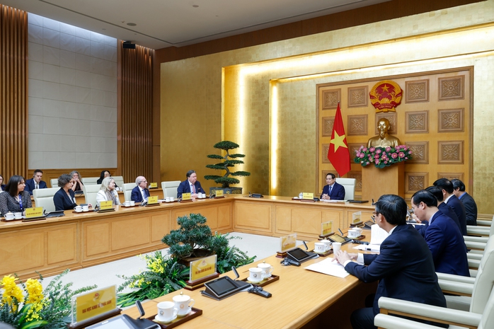 Thủ tướng Phạm Minh Chính tiếp đoàn 21 đại học hàng đầu Mỹ- Ảnh 3. Thủ tướng Phạm Minh Chính tiếp đoàn 21 đại học hàng đầu Mỹ- Ảnh 3.