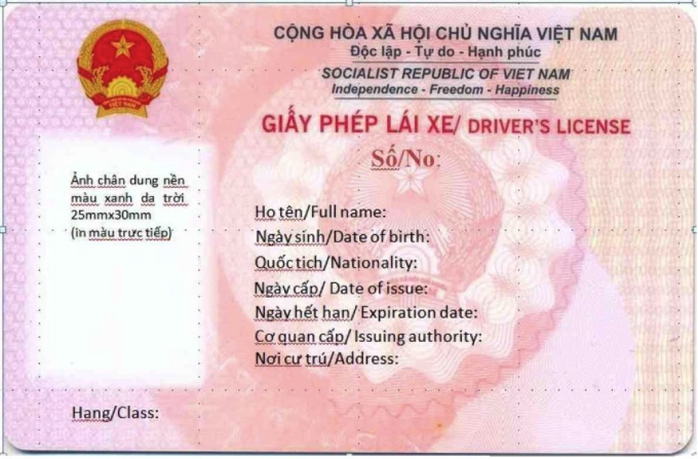 Giấy phép lái xe Bộ Công an cấp đổi sang màu hồng- Ảnh 1. Giấy phép lái xe Bộ Công an cấp đổi sang màu hồng- Ảnh 1.