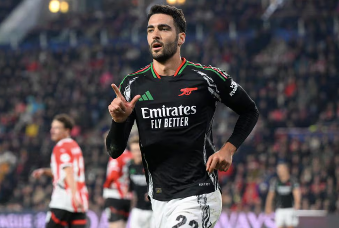 Thắng "hủy diệt" PSV 7-1, Arsenal mơ vé sớm tứ kết Champions League- Ảnh 4. Thắng "hủy diệt" PSV 7-1, Arsenal mơ vé sớm tứ kết Champions League- Ảnh 4.