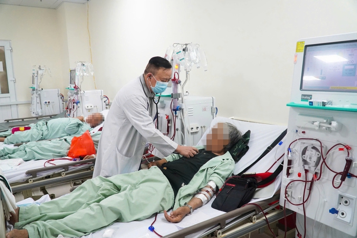 Bệnh nhân chạy thận về với bệnh viện vùng ven- Ảnh 1. Bệnh nhân chạy thận về với bệnh viện vùng ven- Ảnh 1.