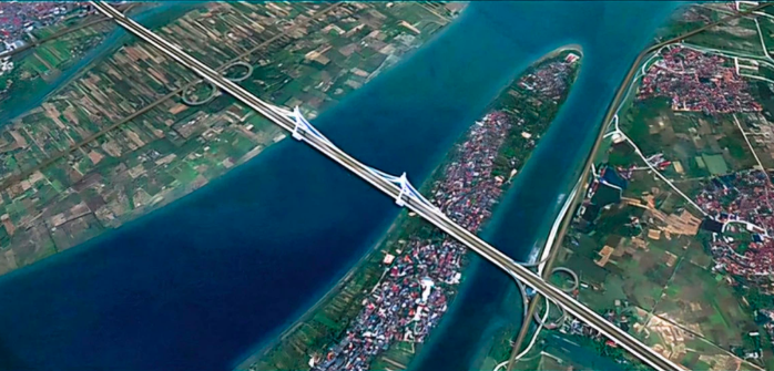 Hà Nội "chốt" khởi công xây cầu Tứ Liên vào ngày 19-5- Ảnh 1. Hà Nội "chốt" khởi công xây cầu Tứ Liên vào ngày 19-5- Ảnh 1.