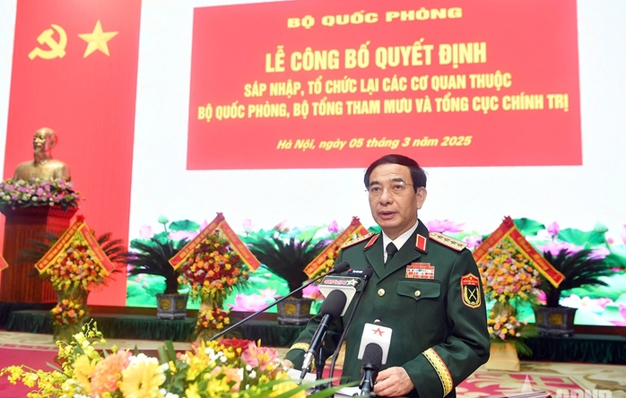 Sáp nhập, tổ chức lại các cơ quan thuộc Bộ Quốc phòng, Bộ Tổng Tham mưu và Tổng cục Chính trị- Ảnh 1. Sáp nhập, tổ chức lại các cơ quan thuộc Bộ Quốc phòng, Bộ Tổng Tham mưu và Tổng cục Chính trị- Ảnh 1.