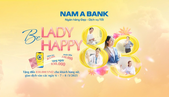 Nam A Bank triển khai ưu đãi hấp dẫn dịp 8-3- Ảnh 2. Nam A Bank triển khai ưu đãi hấp dẫn dịp 8-3- Ảnh 2.