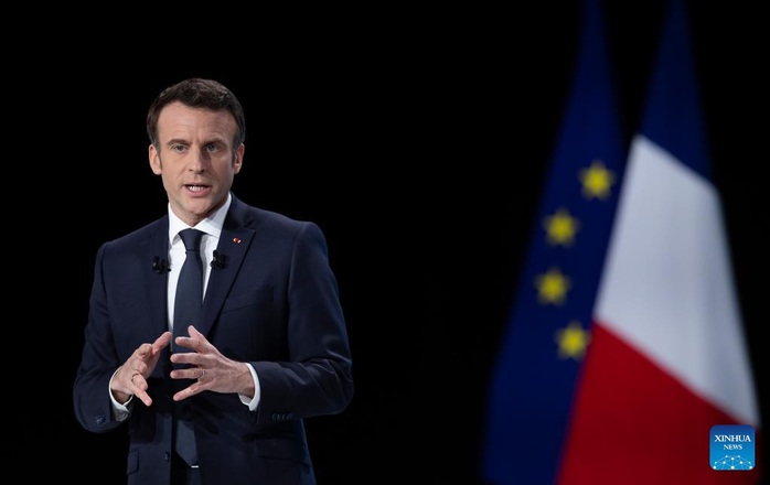 Tổng thống Pháp Emmanuel Macron. Ảnh: Tân Hoa Xã Tổng thống Pháp Emmanuel Macron. Ảnh: Tân Hoa Xã