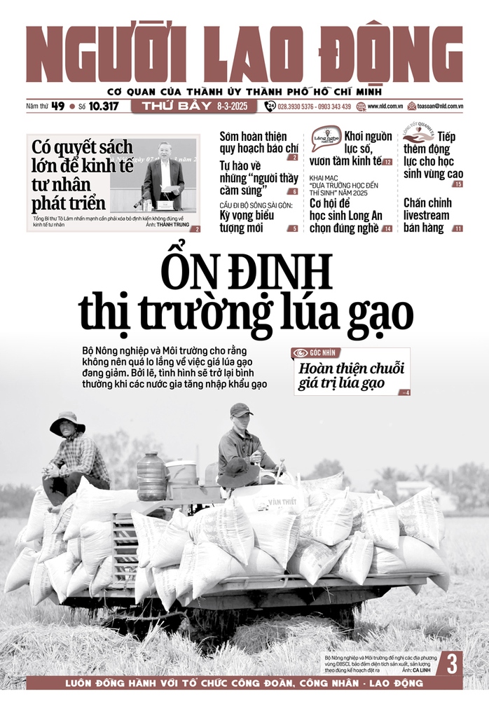 Báo in Người Lao Động 8-3: Chấn chỉnh livestream bán hàng- Ảnh 1. Báo in Người Lao Động 8-3: Chấn chỉnh livestream bán hàng- Ảnh 1.