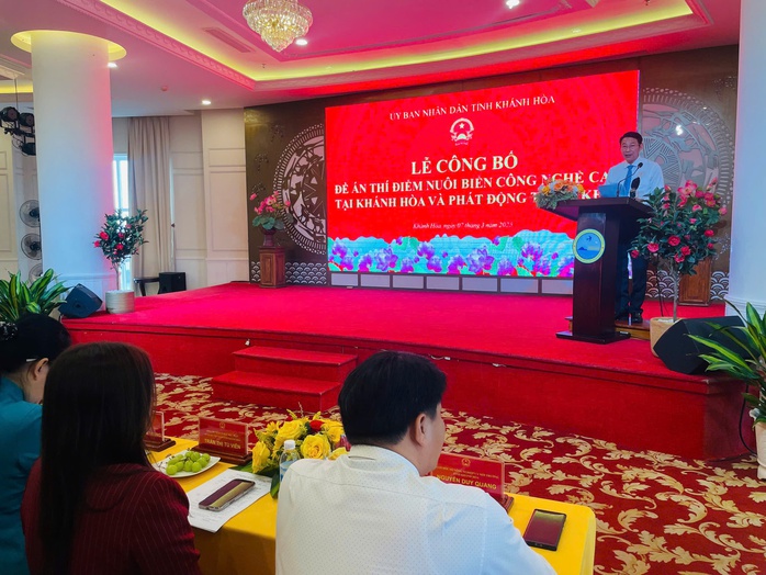 Khánh Hòa công bố đề án thí điểm nuôi biển công nghệ cao- Ảnh 1. Khánh Hòa công bố đề án thí điểm nuôi biển công nghệ cao- Ảnh 1.