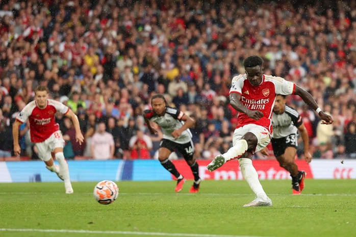 Soi tỉ số Arsenal - Fulham, Saka hứa hẹn mưa bàn thắng trận derby- Ảnh 1. Soi tỉ số Arsenal - Fulham, Saka hứa hẹn mưa bàn thắng trận derby- Ảnh 1.