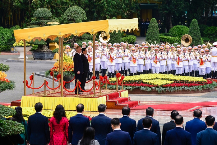 Chủ tịch nước Lương Cường chủ trì lễ đón Nhà Vua Vương quốc Bỉ- Ảnh 6. Chủ tịch nước Lương Cường chủ trì lễ đón Nhà Vua Vương quốc Bỉ- Ảnh 6.