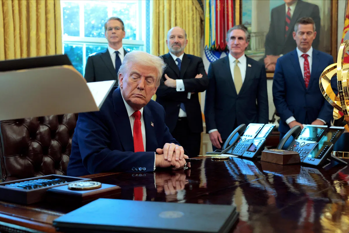 "Thảm họa thị trường trái phiếu" khiến Tổng thống Donald Trump chùn tay thuế quan?- Ảnh 1. "Thảm họa thị trường trái phiếu" khiến Tổng thống Donald Trump chùn tay thuế quan?- Ảnh 1.