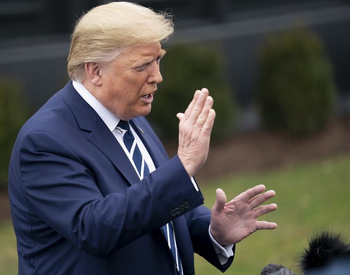 Tổng thống Mỹ Donald Trump. Ảnh: Tân Hoa Xã Tổng thống Mỹ Donald Trump. Ảnh: Tân Hoa Xã