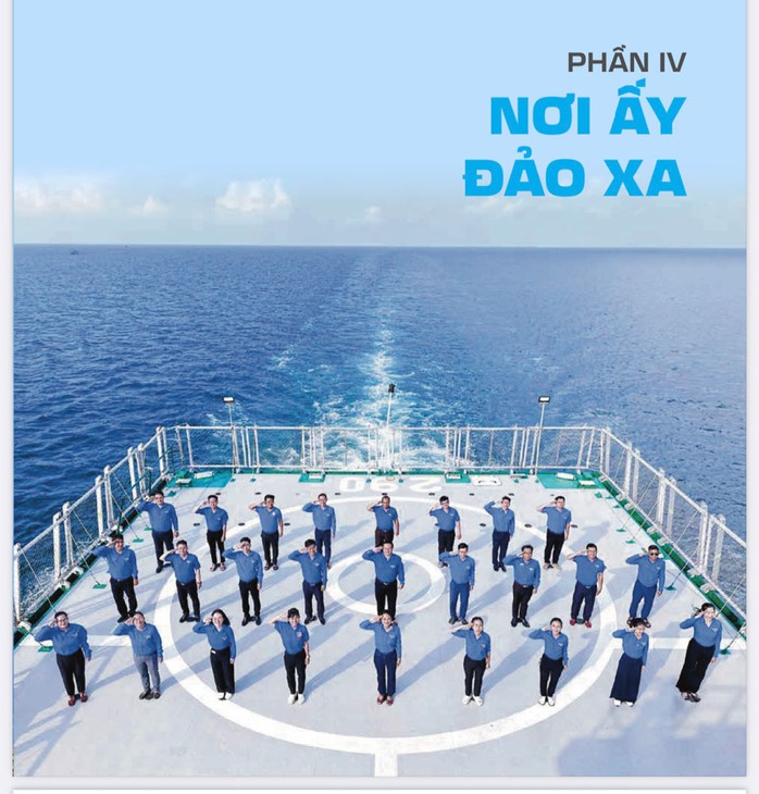Hình ảnh về chuyến hải trình đến nhà giàn DK1. Ảnh: Ban Tuyên giáo và Dân vận Thành ỦY TP HCM Hình ảnh về chuyến hải trình đến nhà giàn DK1. Ảnh: Ban Tuyên giáo và Dân vận Thành ỦY TP HCM