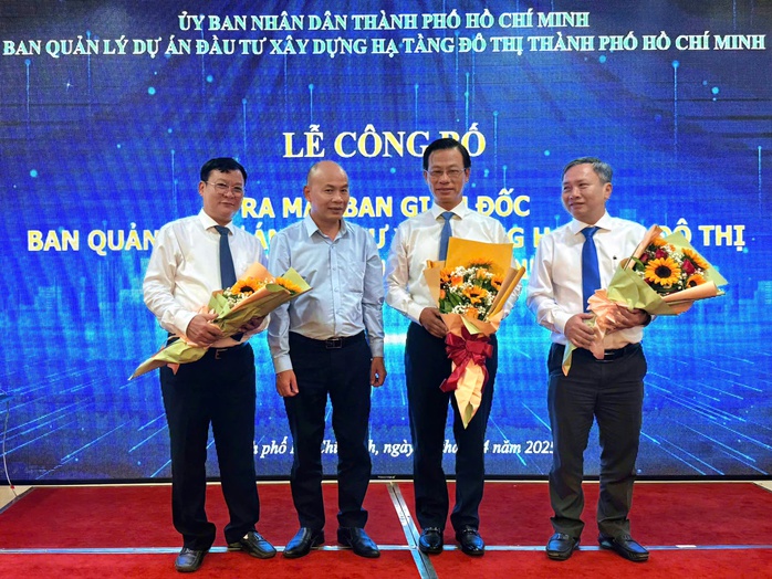 Công bố thành lập Ban Quản lý Dự án đầu tư xây dựng hạ tầng đô thị TP HCM- Ảnh 1. Công bố thành lập Ban Quản lý Dự án đầu tư xây dựng hạ tầng đô thị TP HCM- Ảnh 1.
