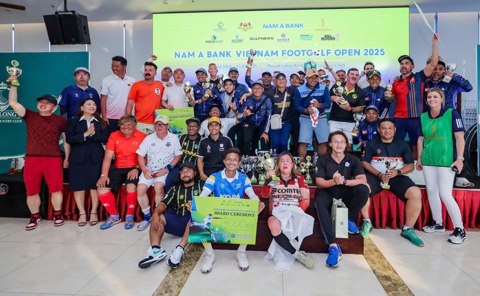 Kịch tính đến phút cuối: Nam A Bank Vietnam Footgolf Open 2025 tìm ra nhà vô địch- Ảnh 1. Kịch tính đến phút cuối: Nam A Bank Vietnam Footgolf Open 2025 tìm ra nhà vô địch- Ảnh 1.