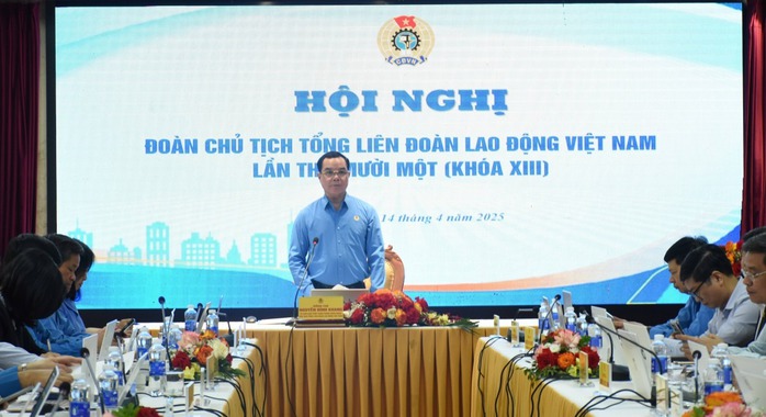 Đoàn Chủ tịch Tổng LĐLĐ Việt Nam cho ý kiến sửa Luật Công đoàn 2024- Ảnh 1. Đoàn Chủ tịch Tổng LĐLĐ Việt Nam cho ý kiến sửa Luật Công đoàn 2024- Ảnh 1.