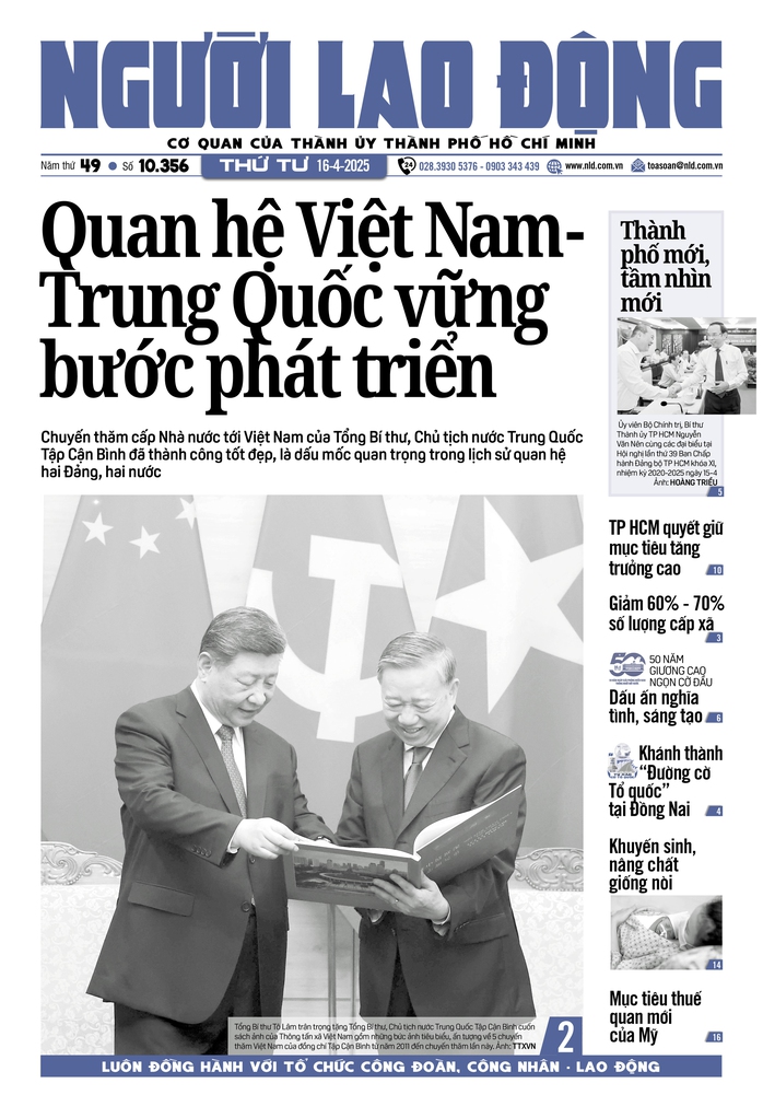 Báo in ngày 16-4: Khuyến sinh, nâng chất giống nòi- Ảnh 1. Báo in ngày 16-4: Khuyến sinh, nâng chất giống nòi- Ảnh 1.