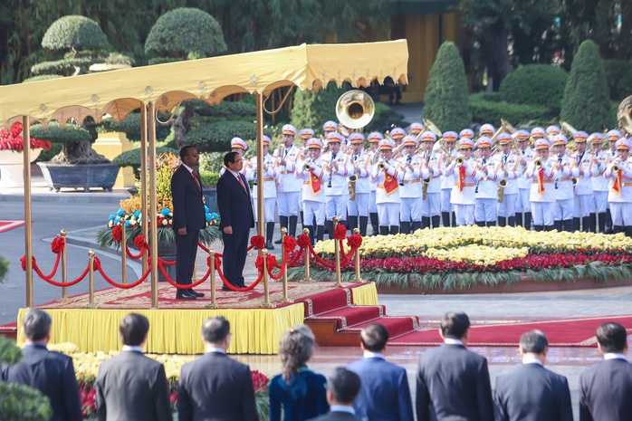 Thủ tướng Phạm Minh Chính chủ trì Lễ đón Thủ tướng Ethiopia- Ảnh 7. Thủ tướng Phạm Minh Chính chủ trì Lễ đón Thủ tướng Ethiopia- Ảnh 7.