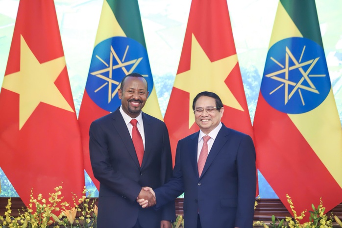 Thủ tướng Phạm Minh Chính chủ trì Lễ đón Thủ tướng Ethiopia- Ảnh 15. Thủ tướng Phạm Minh Chính chủ trì Lễ đón Thủ tướng Ethiopia- Ảnh 15.