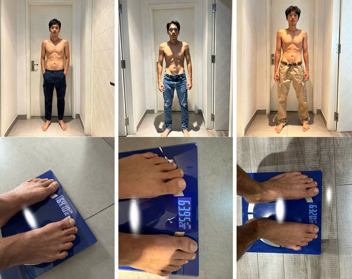 Quang Tuấn đã giảm từ 77 kg còn 63 kg cho vai Tư Đạp trong phim “Địa đạo: Mặt trời trong bóng tối”. (Ảnh do nhân vật cung cấp) Quang Tuấn đã giảm từ 77 kg còn 63 kg cho vai Tư Đạp trong phim “Địa đạo: Mặt trời trong bóng tối”. (Ảnh do nhân vật cung cấp)