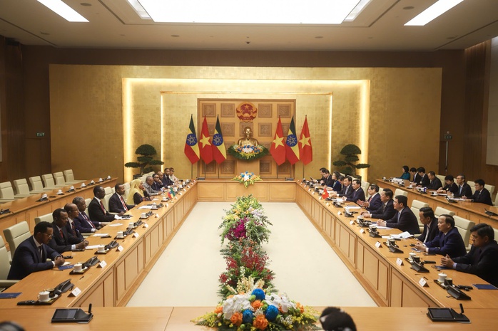 Thủ tướng Phạm Minh Chính chủ trì Lễ đón Thủ tướng Ethiopia- Ảnh 17. Thủ tướng Phạm Minh Chính chủ trì Lễ đón Thủ tướng Ethiopia- Ảnh 17.