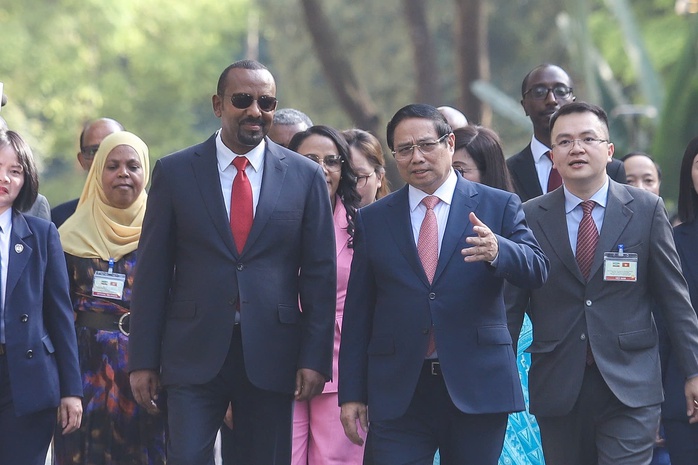 Thủ tướng Phạm Minh Chính chủ trì Lễ đón Thủ tướng Ethiopia- Ảnh 12. Thủ tướng Phạm Minh Chính chủ trì Lễ đón Thủ tướng Ethiopia- Ảnh 12.