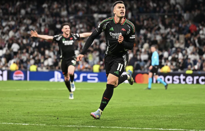 Arsenal mừng chiến thắng tại Bernabeu, Real Madrid thành cựu vương- Ảnh 5.