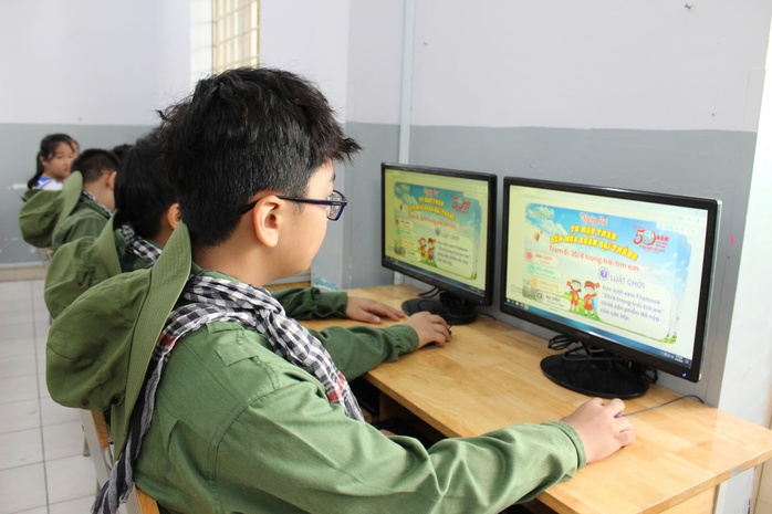 TP HCM: Xúc động hình ảnh bản đồ Tổ quốc được xếp bởi học sinh tiểu học- Ảnh 6. TP HCM: Xúc động hình ảnh bản đồ Tổ quốc được xếp bởi học sinh tiểu học- Ảnh 6.