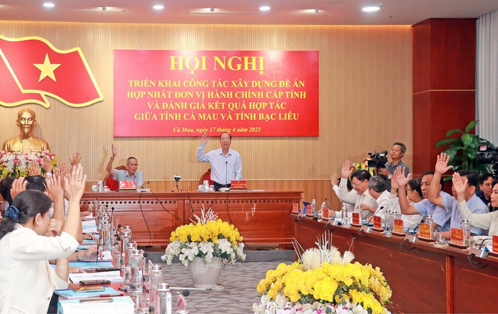 Cà Mau và Bạc Liêu họp bàn về việc hợp nhất đơn vị hành chính cấp tỉnh- Ảnh 4. Cà Mau và Bạc Liêu họp bàn về việc hợp nhất đơn vị hành chính cấp tỉnh- Ảnh 4.