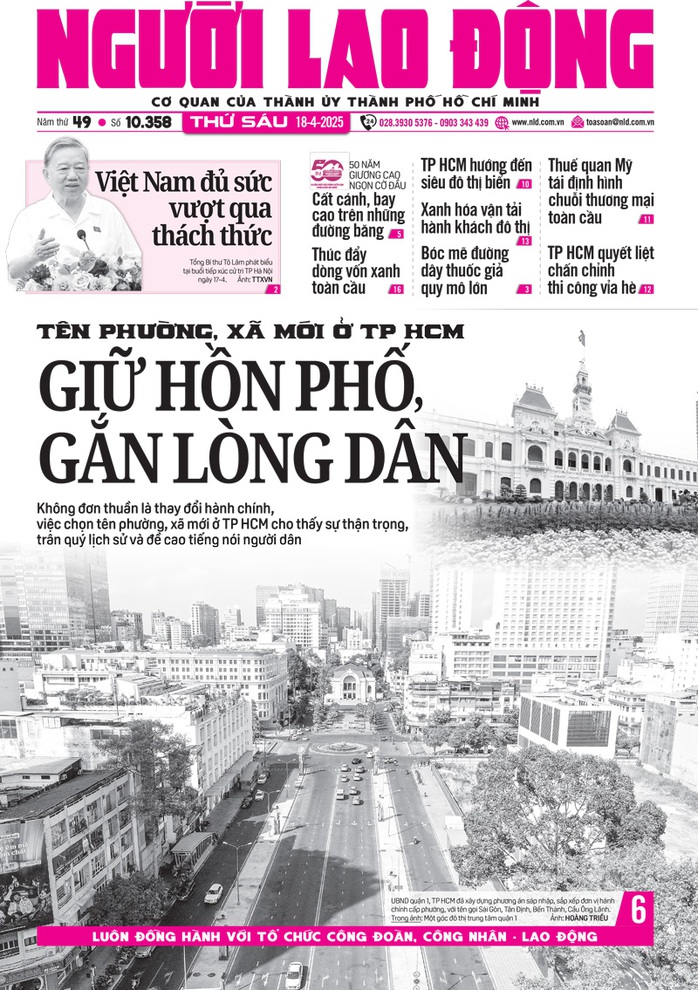 Báo in Người Lao Động 18-4: Bóc mẽ đường dây thuốc giả quy mô lớn- Ảnh 1. Báo in Người Lao Động 18-4: Bóc mẽ đường dây thuốc giả quy mô lớn- Ảnh 1.