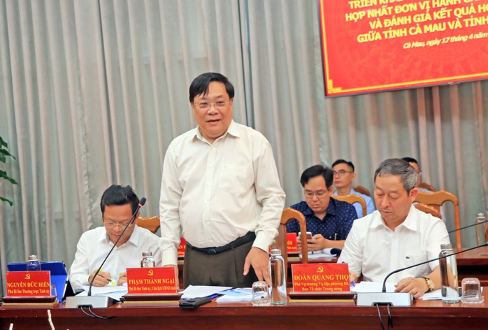 Cà Mau và Bạc Liêu họp bàn về việc hợp nhất đơn vị hành chính cấp tỉnh- Ảnh 2. Cà Mau và Bạc Liêu họp bàn về việc hợp nhất đơn vị hành chính cấp tỉnh- Ảnh 2.