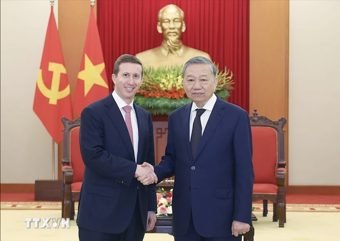 Tổng Bí thư đề nghị quỹ hàng đầu thế giới của Mỹ mở rộng đầu tư- Ảnh 1. Tổng Bí thư đề nghị quỹ hàng đầu thế giới của Mỹ mở rộng đầu tư- Ảnh 1.