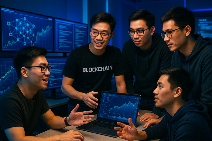 CEO nước ngoài bất ngờ với trình độ nhân lực blockchain Việt- Ảnh 1. CEO nước ngoài bất ngờ với trình độ nhân lực blockchain Việt- Ảnh 1.