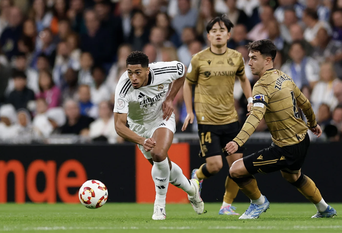Thắng nghẹt thở bán kết Cúp Nhà vua, Real Madrid tiếp tục mơ "cú ăn ba"- Ảnh 1. Thắng nghẹt thở bán kết Cúp Nhà vua, Real Madrid tiếp tục mơ "cú ăn ba"- Ảnh 1.