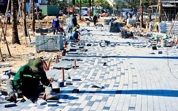 Gấp rút hoàn thành chỉnh trang Bãi Sau Vũng Tàu - Ảnh 1. Gấp rút hoàn thành chỉnh trang Bãi Sau Vũng Tàu - Ảnh 1.