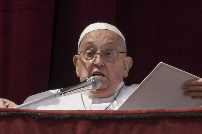 Lần xuất hiện cuối cùng của Giáo hoàng Francis trước công chúng- Ảnh 1. Lần xuất hiện cuối cùng của Giáo hoàng Francis trước công chúng- Ảnh 1.