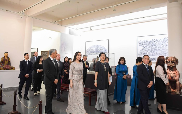 Phu nhân Tổng Bí thư tiếp Phó Chủ tịch Quỹ Heydar Aliyev tại Bảo tàng Mỹ thuật- Ảnh 3. Phu nhân Tổng Bí thư tiếp Phó Chủ tịch Quỹ Heydar Aliyev tại Bảo tàng Mỹ thuật- Ảnh 3.