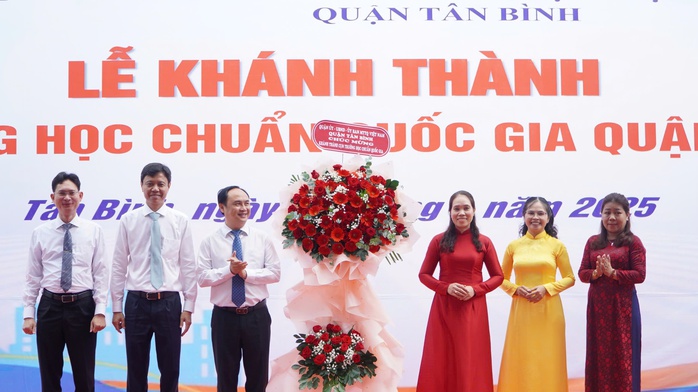 Quận Tân Bình khánh thành cụm trường học công lập theo chuẩn quốc gia - Ảnh 5.