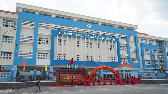 Quận Tân Bình khánh thành cụm trường học công lập theo chuẩn quốc gia - Ảnh 1.