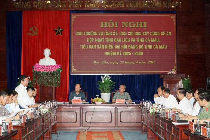 Hoàn thiện hồ sơ đề án sắp xếp tỉnh Cà Mau và Bạc Liêu- Ảnh 1. Hoàn thiện hồ sơ đề án sắp xếp tỉnh Cà Mau và Bạc Liêu- Ảnh 1.